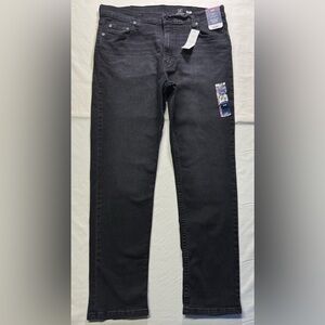 George Men's Dark Charcoal Slim Jeans